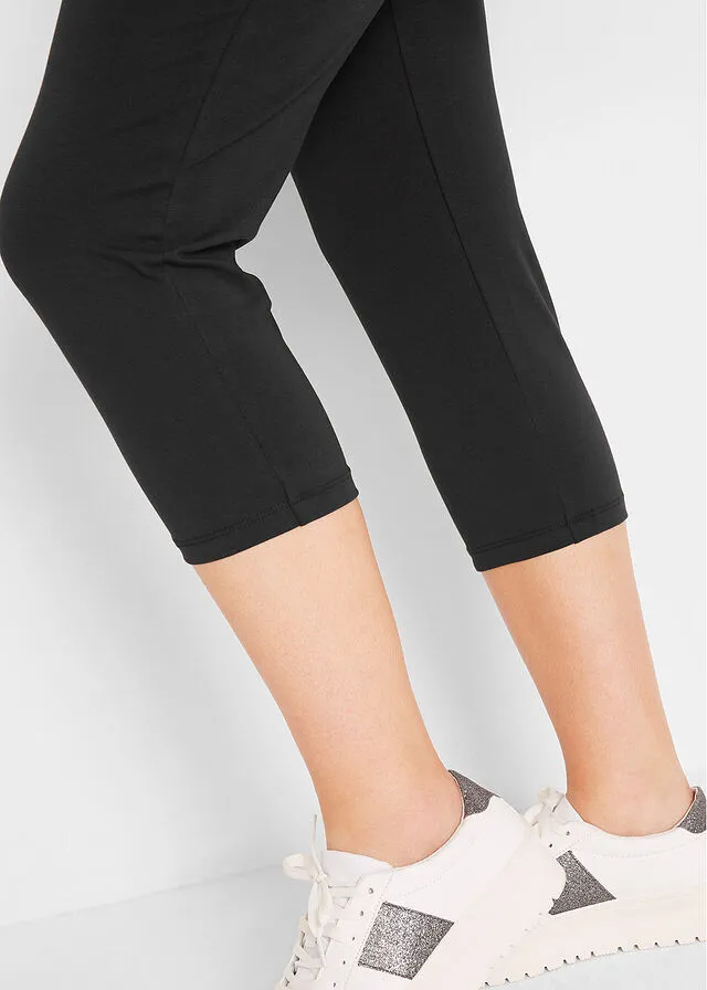 LEGGINGS PREMAMá EN LONGITUD CAPRI (2 UNIDADES) NEGRONEGRO
